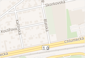Blatská v obci Praha - mapa ulice