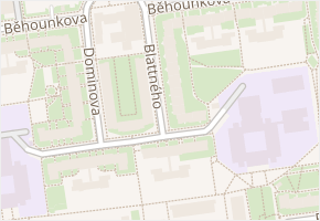 Blattného v obci Praha - mapa ulice