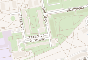 Bohúňova v obci Praha - mapa ulice