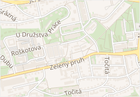 Bohuslava Martinů v obci Praha - mapa ulice