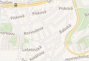 Bojovská v obci Praha - mapa ulice