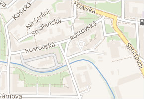 Borodinská v obci Praha - mapa ulice