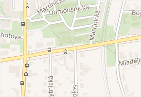 Boseňská v obci Praha - mapa ulice