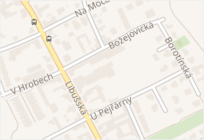 Božejovická v obci Praha - mapa ulice