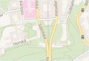 Boženy Němcové v obci Praha - mapa ulice