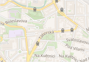 Božetěchova v obci Praha - mapa ulice