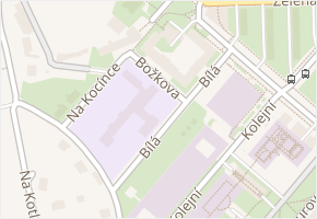 Božkova v obci Praha - mapa ulice