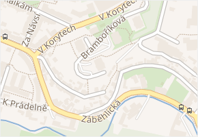 Bramboříková v obci Praha - mapa ulice