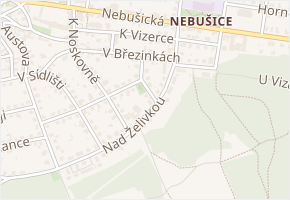 Brandejsova v obci Praha - mapa ulice