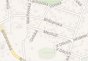Bříšťanská v obci Praha - mapa ulice