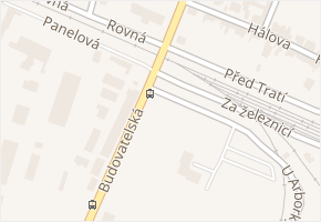 Budovatelská v obci Praha - mapa ulice