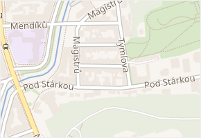 Čapkova v obci Praha - mapa ulice