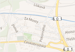 Cedrová v obci Praha - mapa ulice