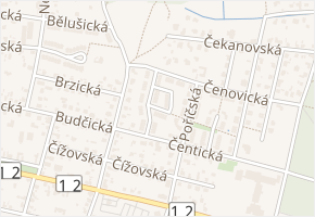 Čelkovická v obci Praha - mapa ulice