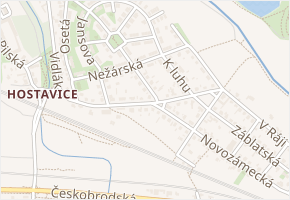 Čeňkova v obci Praha - mapa ulice