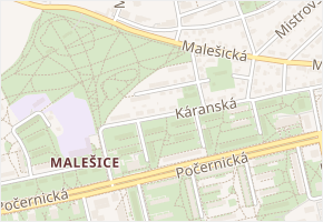 Cerhenická v obci Praha - mapa ulice