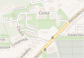 Česká v obci Praha - mapa ulice