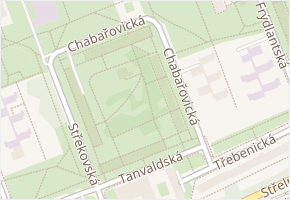 Chabařovická v obci Praha - mapa ulice