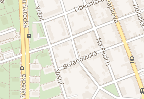 Chaberská v obci Praha - mapa ulice