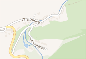 Chaloupky v obci Praha - mapa ulice