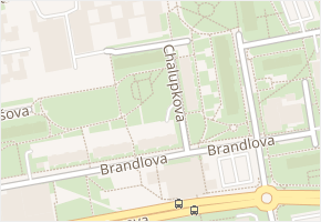 Chalupkova v obci Praha - mapa ulice