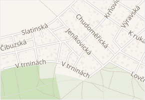 Chatařská v obci Praha - mapa ulice