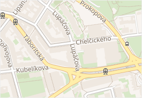 Chelčického v obci Praha - mapa ulice