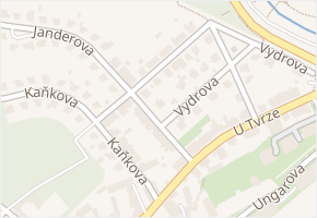 Chládkova v obci Praha - mapa ulice