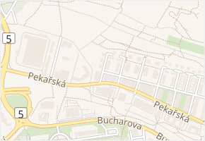 Chmelařská v obci Praha - mapa ulice