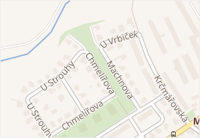 Chmelířova v obci Praha - mapa ulice