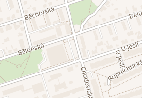 Chodovická v obci Praha - mapa ulice