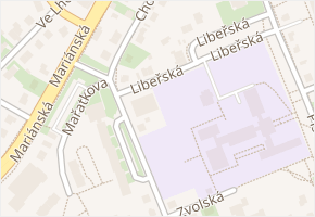 Cholupická v obci Praha - mapa ulice
