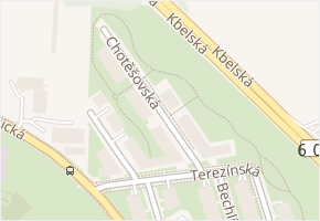 Chotěšovská v obci Praha - mapa ulice