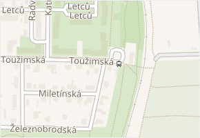 Chotětovská v obci Praha - mapa ulice