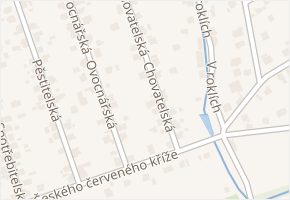 Chovatelská v obci Praha - mapa ulice
