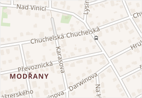 Chuchelská v obci Praha - mapa ulice