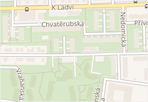 Chvatěrubská v obci Praha - mapa ulice