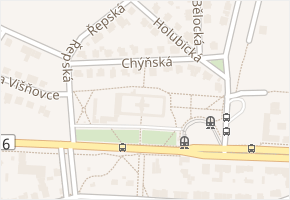 Chýňská v obci Praha - mapa ulice