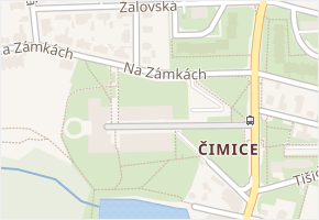 Čimická v obci Praha - mapa ulice