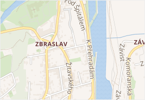 Cisterciácká v obci Praha - mapa ulice
