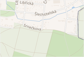 Čmelická v obci Praha - mapa ulice