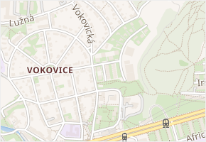 Coriových v obci Praha - mapa ulice