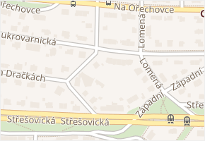 Cukrovarnická v obci Praha - mapa ulice
