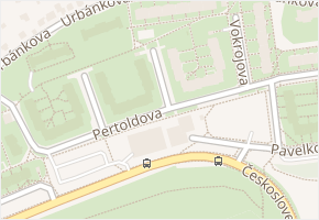 Daňkova v obci Praha - mapa ulice