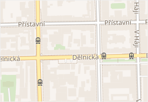 Dělnická v obci Praha - mapa ulice