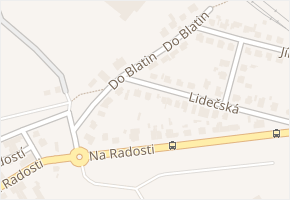 Do Blatin v obci Praha - mapa ulice