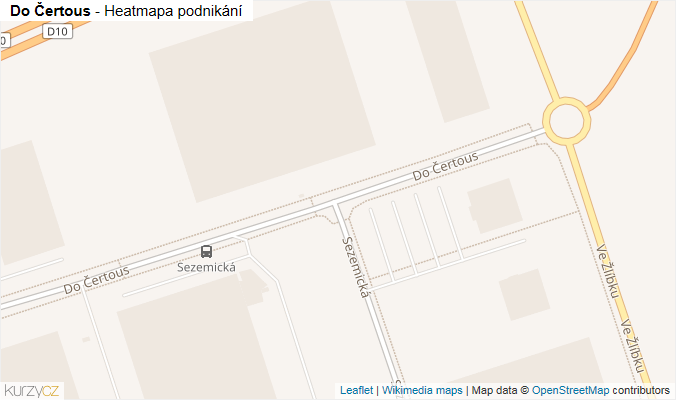 Mapa Do Čertous - Firmy v ulici.