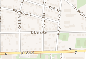 Do údolí v obci Praha - mapa ulice