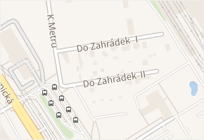 Do zahrádek II v obci Praha - mapa ulice