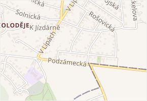 Dobřanská v obci Praha - mapa ulice